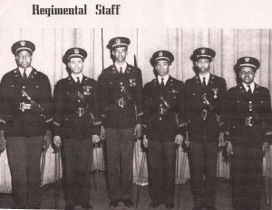 1950-1951 Dunbar HIgh Cadet Corps - Regimental Staff