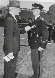 Captain William Brandenburg  and principal, Dr. Elmer S. Netwon